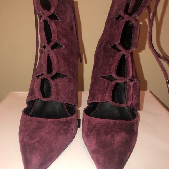 Aldo; suede lace-up bootie; very nice, classy and comfortable; very soft - Picture 3 of 15